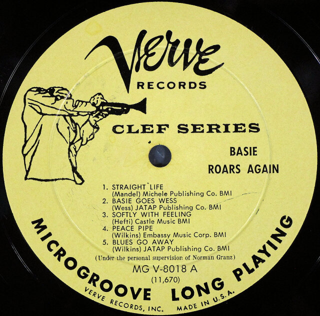 ジャズ・レコード】Count Basie カウント・ベイシー / Basie