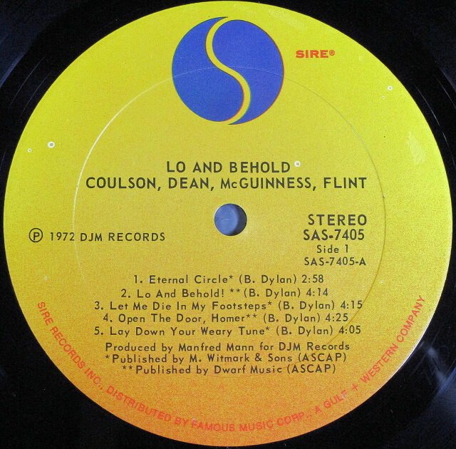 マッギネス・フリント：Coulson, Dean, McGuinness, Flint / Lo