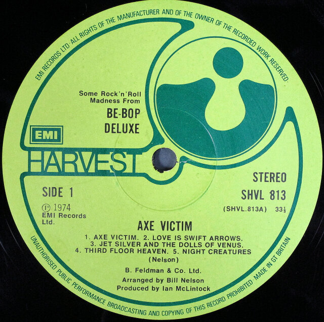 Be-Bop Deluxe ビー・バップ・デラックス / Axe Victim 美しき