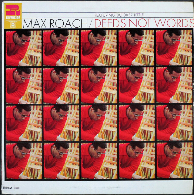 マックスローチ 名盤 レコード ディーズノットワーズ US盤 Max Roach Featuring Booker Little マックス・ローチ / Deeds Not