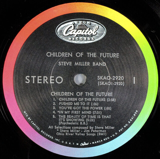 Steve Miller Band スティーブ・ミラー・バンド / Children Of The