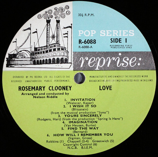 Rosemary Clooney ローズマリー・クルーニー / Love | 女性ジャズ  