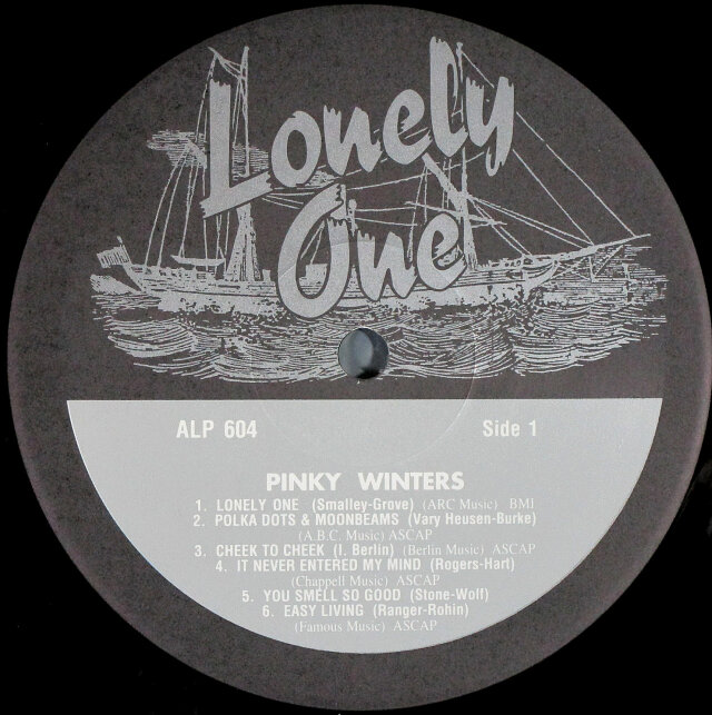 Pinky Winters ピンキー・ウィンターズ / Lonely One ロンリー