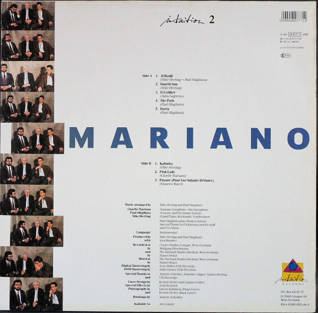 【中古】 Charlie Mariano チャーリーマリアーノ / Tango Para Charlie CHARLIE MARIANO / Charlie Mariano With His Jazz Group (LP