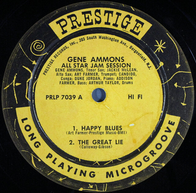 Gene Ammons ジーン・アモンズ / Hi Fidelity Jam Session | JAZZ 中古