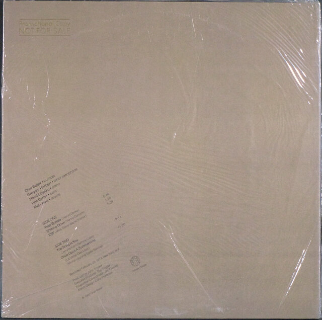 Chet Baker チェット・ベイカー / Once Upon A Summertime | JAZZ 中古