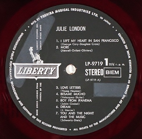 Jazz Vocal】Julie London ジュリー・ロンドン / Julie London