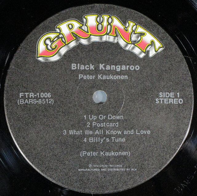 Peter Kaukonen ピーター・カウコネン / Black Kangaroo | 米国