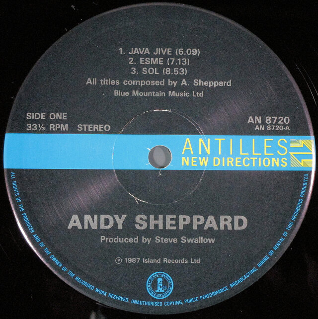 JAZZ】Andy Sheppard アンディ・シェパード / Andy Sheppard
