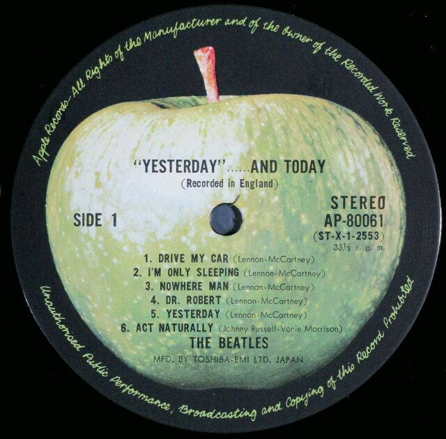 Beatles】ザ・ビートルズ / Yesterday And Today | 中古レコード