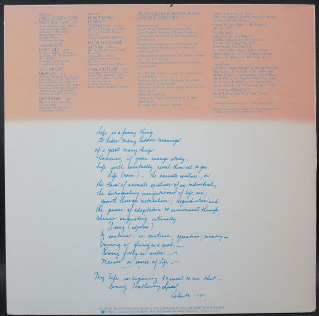 Roberta Flack & Donny Hathaway ロバータ・フラック & ダニー