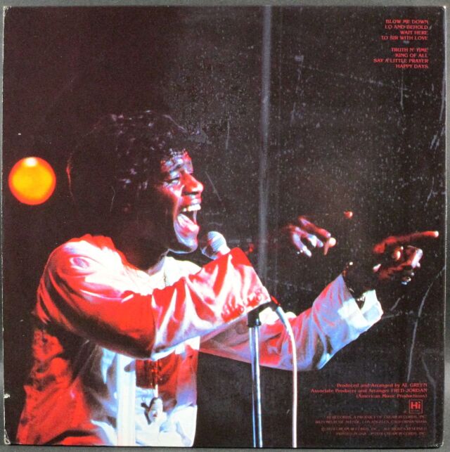 ソウル/ファンク】Al Green アル・グリーン / Truth N' Time