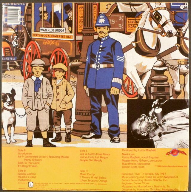 Curtis Mayfield カーティス・メイフィールド/ Live In Europe