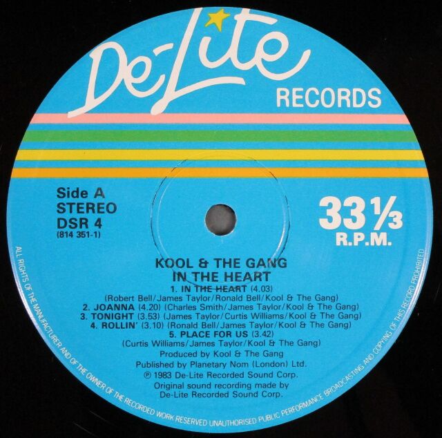Funk/Soul】Kool & The Gang クール & ザ・ギャング / In The