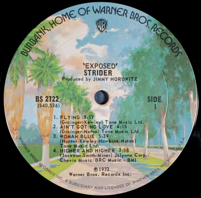 UK ROCK】Strider ストライダー / Exposed エクスポーズド| 中古