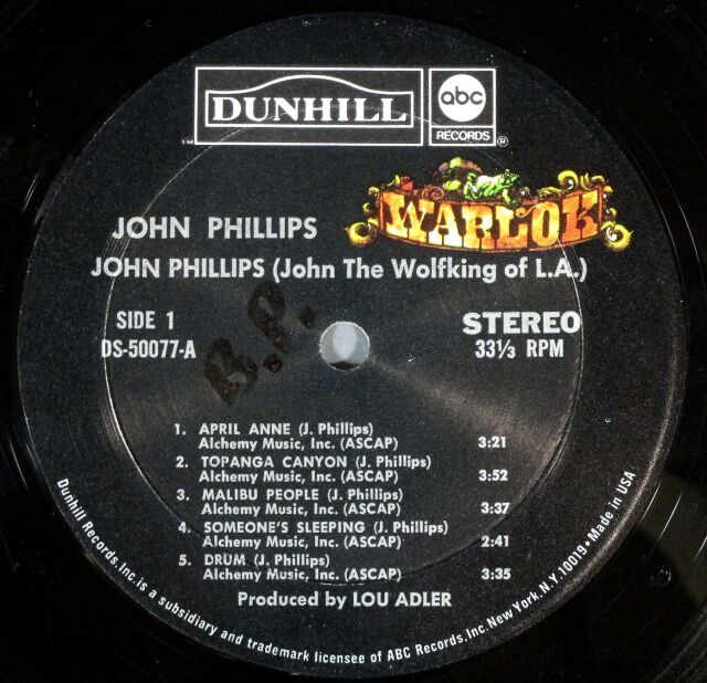 John Phillips ジョン・フィリップス / John Phillips ザ・ウルフ