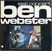 Ben Webster / Last Concert