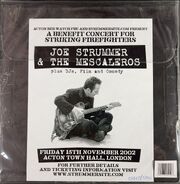 Joe Strummer & The Mescaleros ジョー・ストラマー & ザ・メスカレロス / Friday 15th November 2002 Acton Town Hall, London