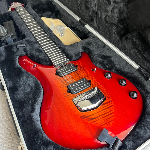 【絶品】 MAN MUSIC Majesty 極上杢目個体 Sunrise Red 6 ギター