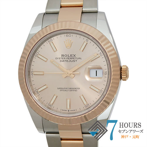 Rolex ロレックス デイトジャスト サンダストダイヤル ランダム番 ピンクゴールド ステンレス Pg Ss 自動巻き