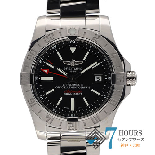 BREITLING ブライトリング A3239011 アベンジャー2 GMT ブラックダイヤル ステンレス SS 自動巻き 純正ボックス
