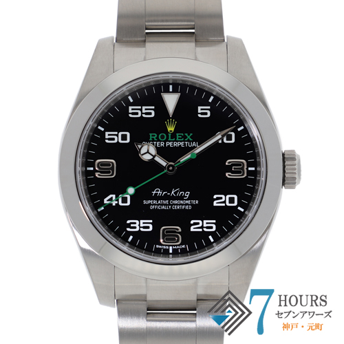 【121193】 ROLEX ロレックス  116900 エアキング ブラックダイヤル ランダム番 SS 自動巻き ギャランティーカード 当店オリジナルボックス