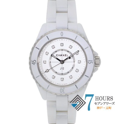 CHANEL シャネル H5703 J12 ホワイトダイヤル セラミック CE