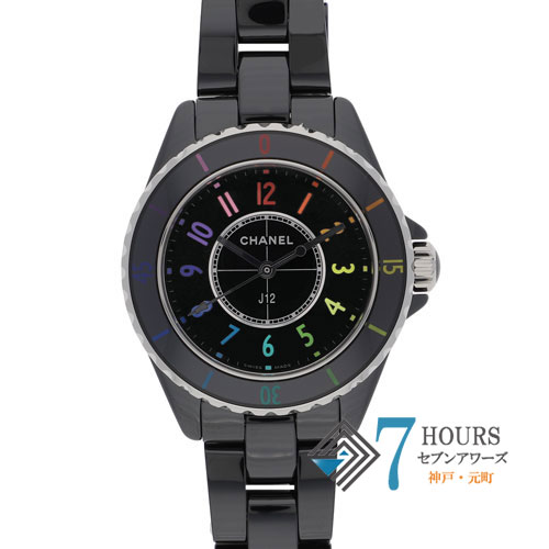 CHANEL シャネル H7121 J12 エレクトロ 33MM 世界限定1255本 ブラック