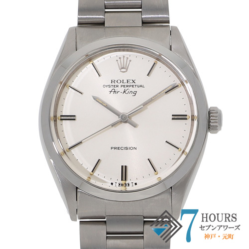 【135328】 ROLEX ロレックス 5500 エアキング シルバーダイヤル 5番 SS 自動巻き 当店オリジナルボックス