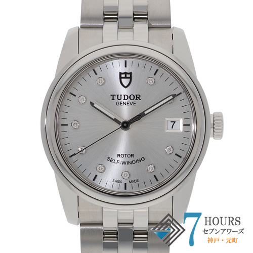 【143465】 TUDOR チュードル 55000 グラマー シルバーダイヤル SS 自動巻き ギャランティーカード 純正ボックス
