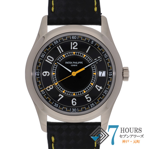 【143560】 PATEK PHILIPPE パテックフィリップ 6007G-001 カラトラバ ブラックダイヤル WG/レザー 自動巻き ギャランティーカード 純正ボックス