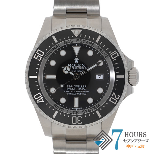 【144340】 ROLEX ロレックス 116660 シードゥエラー ブラックダイヤル ランダム番 SS 自動巻き ギャランティーカード 当店オリジナルボックス