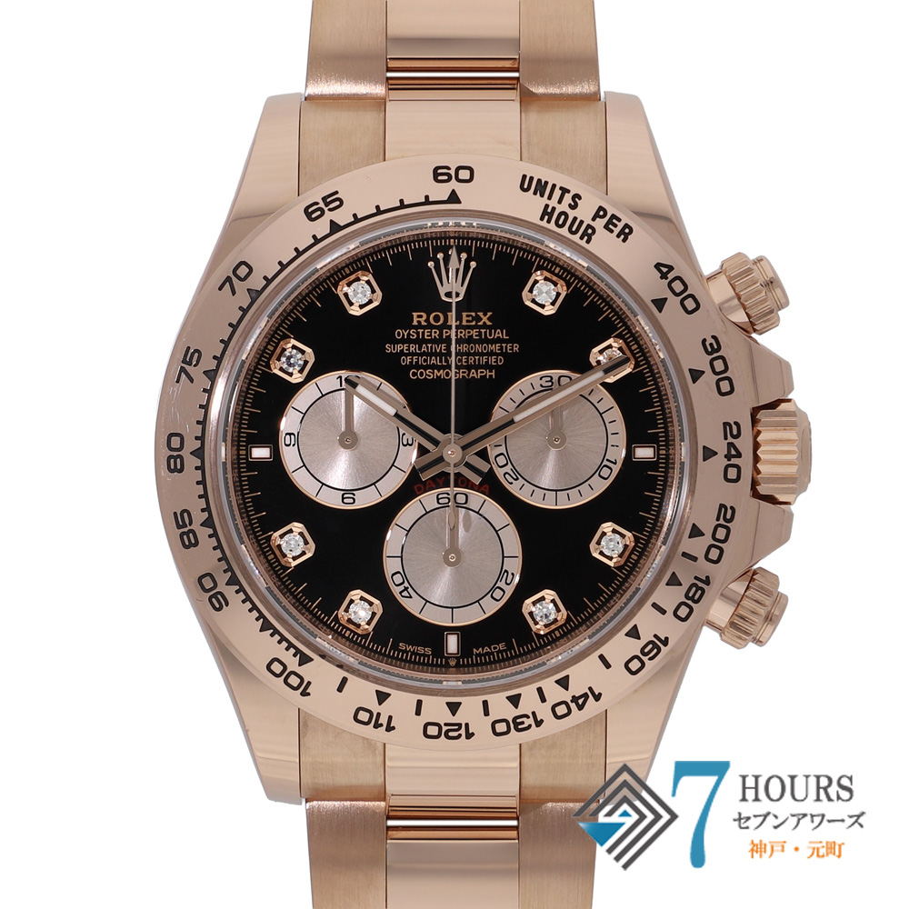 【147231】 ROLEX ロレックス 126505G コスモグラフデイトナ ブラック/サンダストダイヤル ランダム番 RG 自動巻き ギャランティーカード 当店オリジナルボックス
