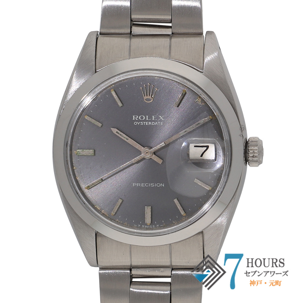 【147545】 ROLEX ロレックス 6694 オイスターデイト グレーダイヤル 47番 SS 手巻き 当店オリジナルボックス