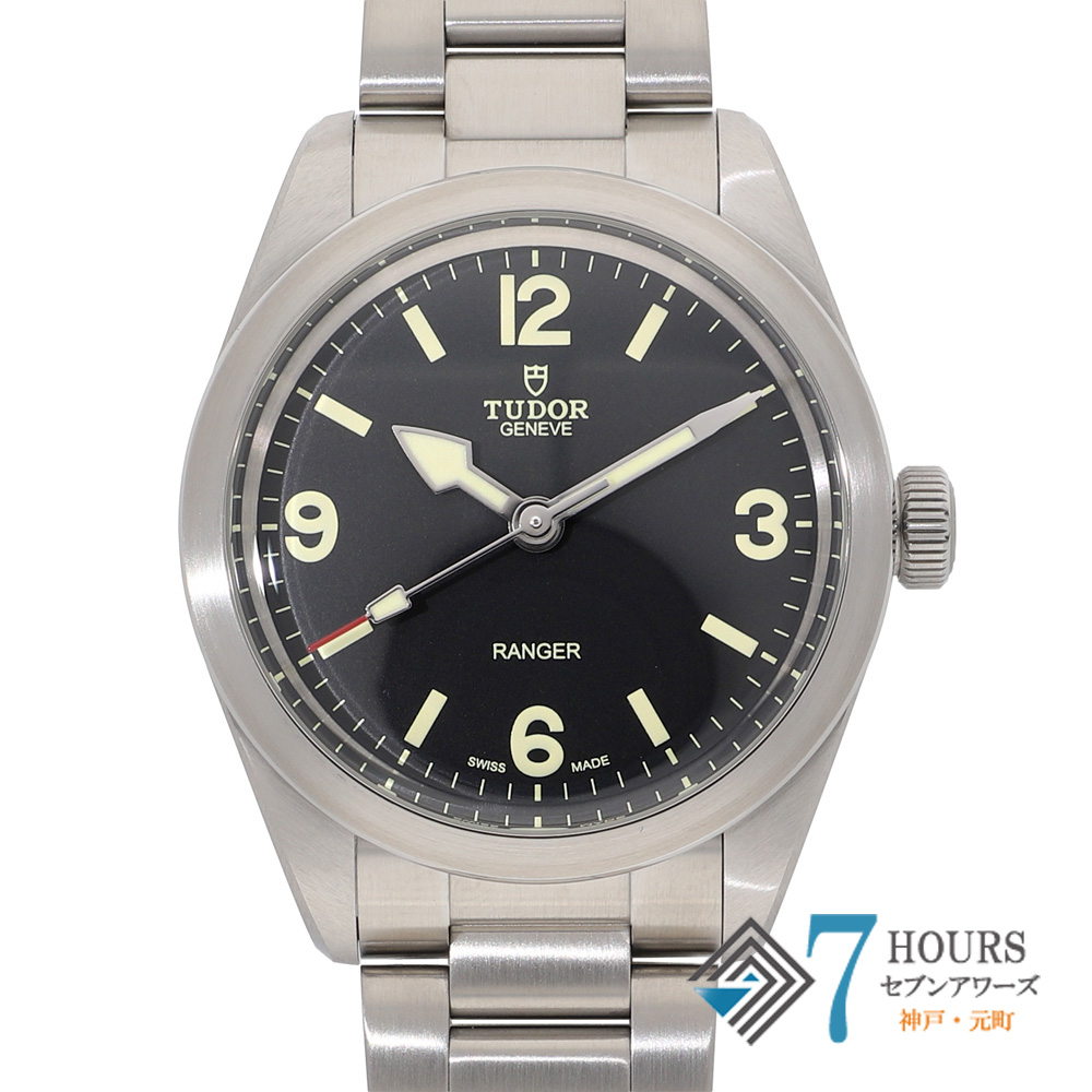 【149972】 TUDOR チュードル 79950-0001 レンジャー ブラックダイヤル SS 自動巻き ギャランティーカード 純正ボックス