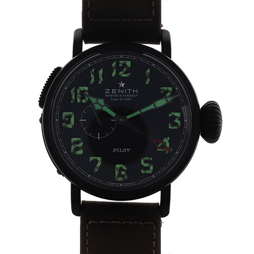 ZENITH ゼニス 96.2431.693/21.C738 パイロット タイプ20 GMT 世界限定 
