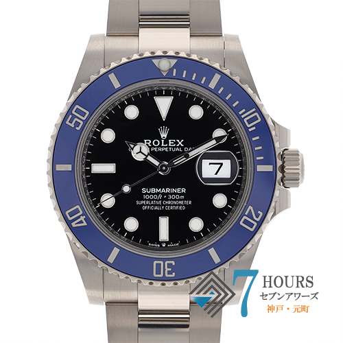 【112968】 ROLEX ロレックス 126619LB サブマリーナ デイト ブラックダイヤル ランダム番 WG 自動巻き ギャランティーカード 純正ボックス