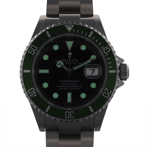ROLEX ロレックス 16610LV サブマリーナ デイトグリーン ブラック 