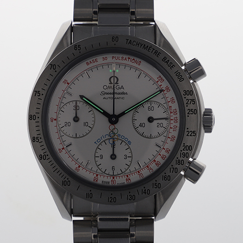 OMEGA オメガ 3538.30 スピードマスター トリノ五輪限定 シルバー