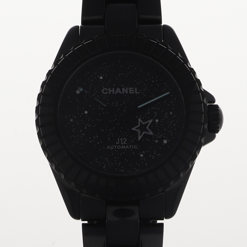 CHANEL シャネル H7989 J12 インターステラー ブラックダイヤル  