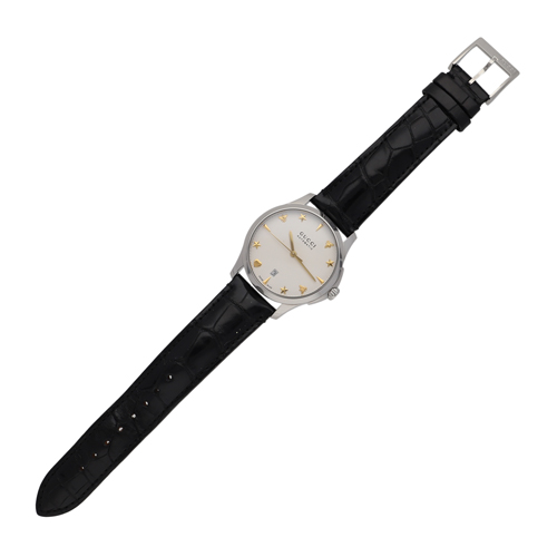 GUCCI グッチ 126.4（YA126468） Gタイムレス GP シルバー