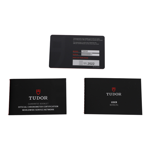 超美品 TUDOR 自動巻き ブラックダイヤル レンジャー針 仕様 付属品完備 TUDOR チュードル 79950 レンジャー ブラックダイヤル ステンレス SS