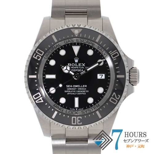 【122174】 ROLEX ロレックス 136660 シードゥエラーディープシー ブラックダイヤル ランダム番 SS 自動巻き ギャランティーカード 純正ボックス