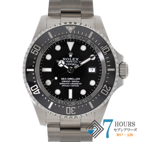 【122323】 ROLEX ロレックス  126660 シードゥエラーディープシー ブラックダイヤル ランダム番 SS 自動巻き ギャランティーカード 純正ボックス