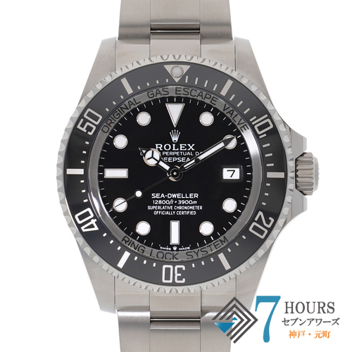 【122394】 ROLEX ロレックス 136660 シードゥエラーディープシー ブラックダイヤル ランダム番 SS 自動巻き ギャランティーカード 当店オリジナルボックス