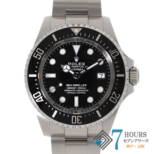 【122952】 ROLEX ロレックス  136660 シードゥエラーディープシー ブラックダイヤル ランダム番 SS 自動巻き ギャランティーカード 当店オリジナルボックス