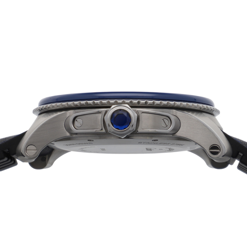 CARTIER カルティエ WSCA0010 カリブルドゥ カルティエ ブルーダイヤル