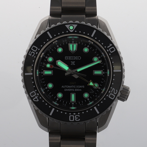 SEIKO セイコー SBEJ011 6R54-00D0 ブラックダイヤル ステンレス SS  