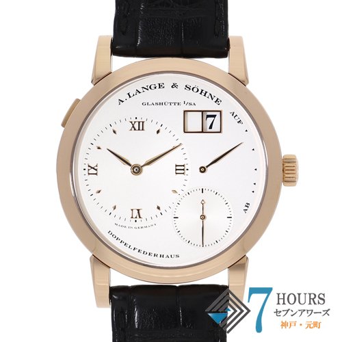 【124406】 A.LANGE＆SOHNE ランゲ＆ゾーネ 101.032/LS1014RD ランゲ1 ランゲ1ダイヤル PG/レザー（クロコ） 手巻き 保証書 純正ボックス