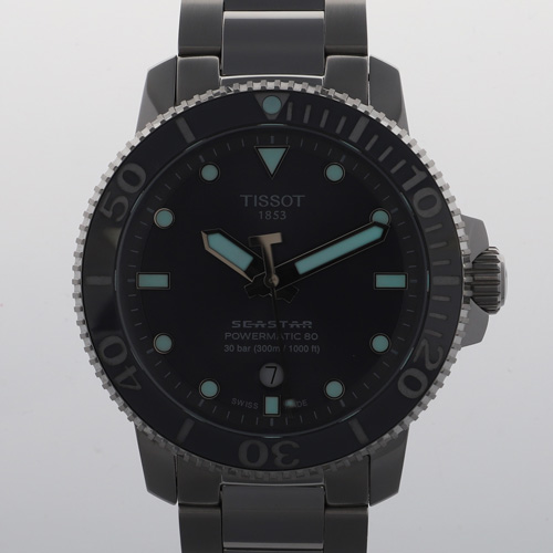 TISSOT ティソ T120407A シースター グレーダイヤル ステンレス SS
